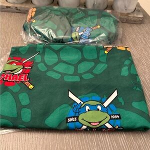 Teenage Mutant Ninja Turtles toddler bedding set flat & fitted 2014